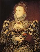 Nicholas Hilliard Queen Elizabeth I USA oil painting artist